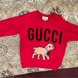Authentic Gucci Red sweatshirt